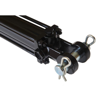 Magister Hydraulics Double Acting Hydraulic Cylinder - AG Tie-Rod Hydraulic Cylinder 2500 PSI Agriculture Standard 3" bore 18" Stroke (3x18)