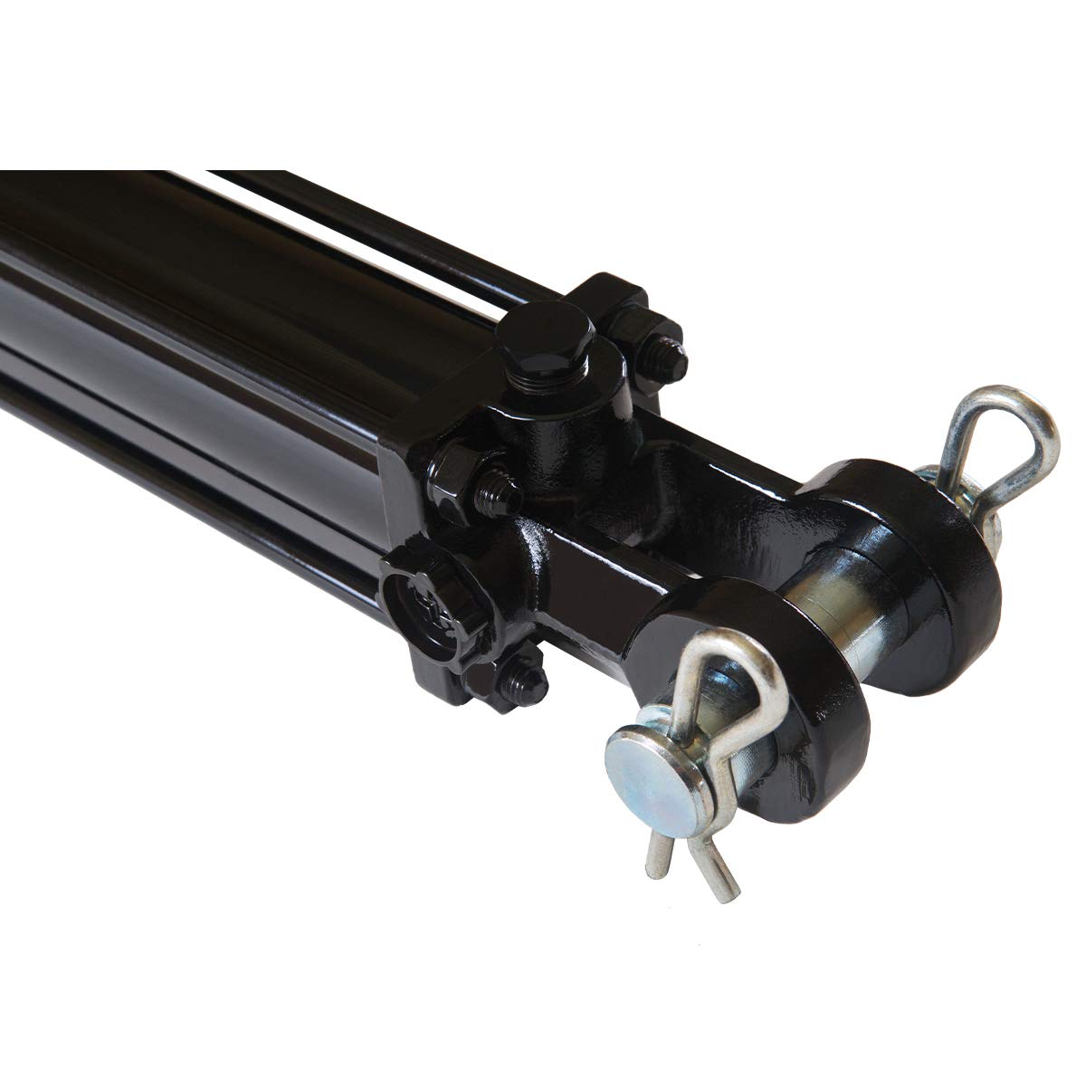 Magister Hydraulics Double Acting Hydraulic Cylinder - AG Tie-Rod Hydraulic Cylinder 2500 PSI Agriculture Standard 2.5" bore 24" Stroke (2.5x24)