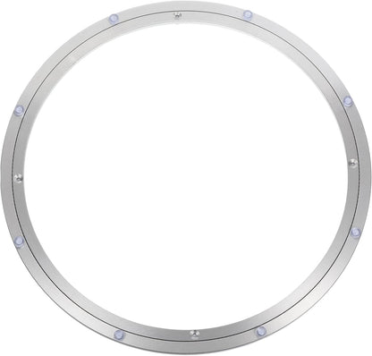uxcell Aluminium Lazy Susan Turntable Bearing, 20 Inch Round Rotating Base for Kitchen Dining Table