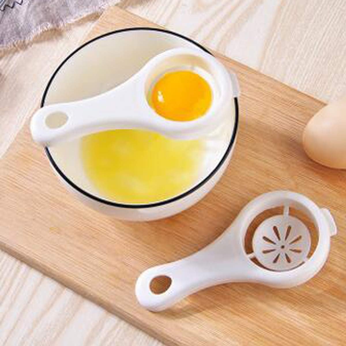 Garlic Press Rocker - Stainless Steel Garlic Crusher with Silicone Peeler and Mini Brush Tools (Black)