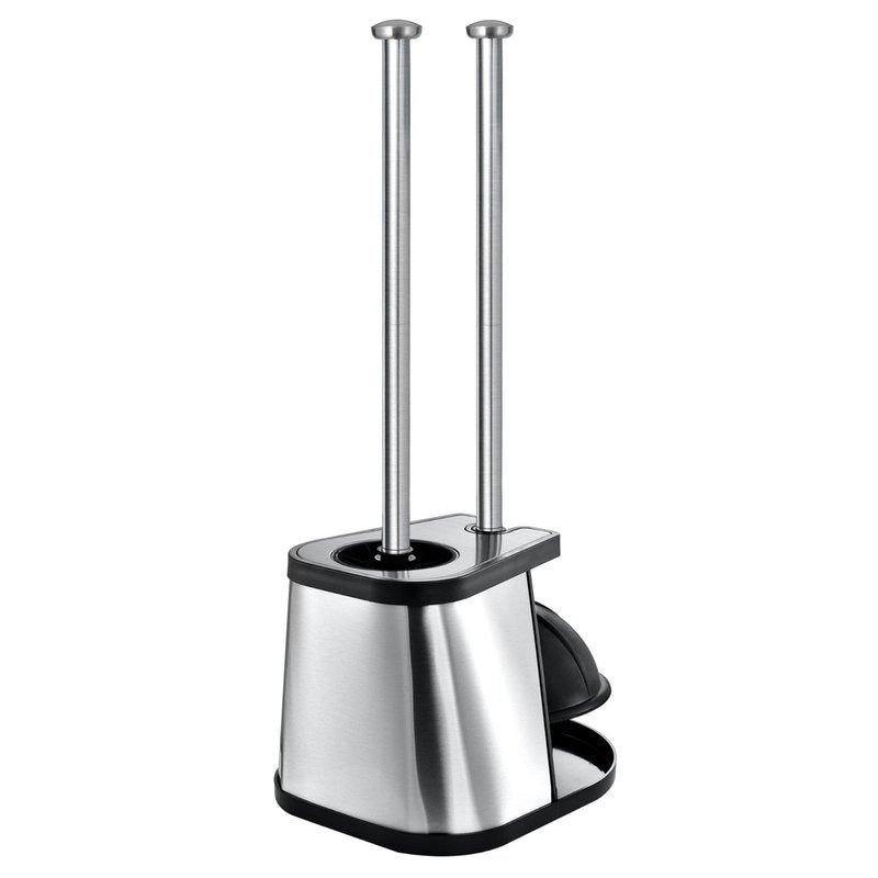 ToiletTree Products Modern Deluxe Freestanding Toilet Brush and Plunger Combo 2 Pack