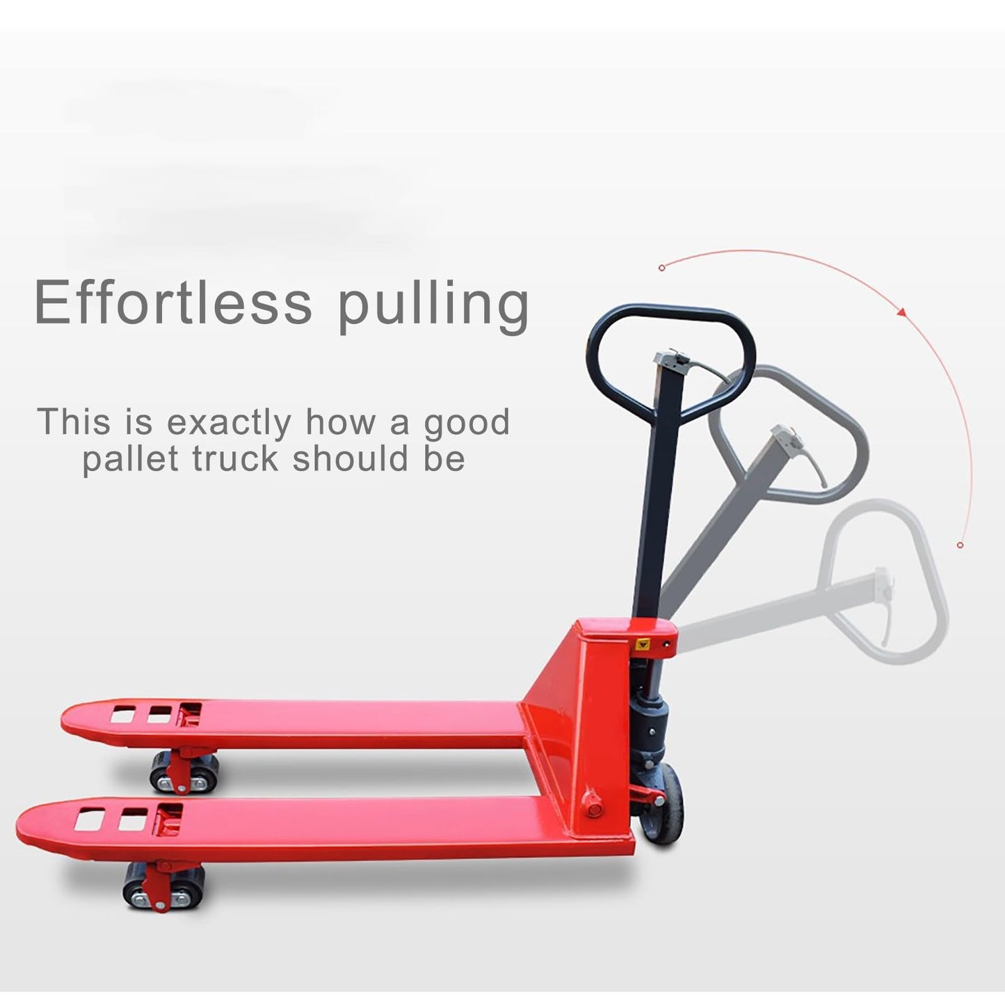 Manual Pallet Jack 3-Ton Capacity, Industrial Pallet Truck 48×27in Fork Size Standard Heavy Duty Hand Trucks(122x68.5x65cm)
