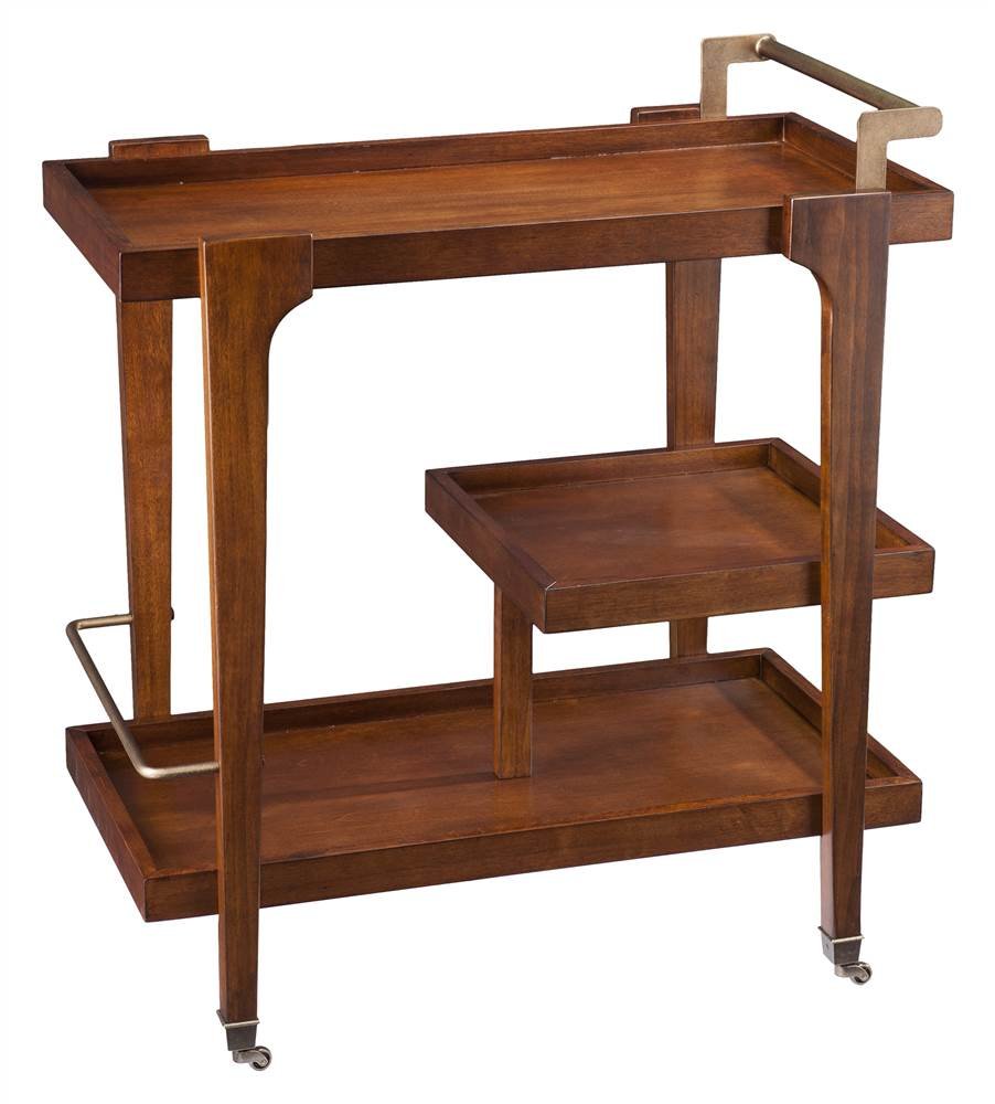 Holly & Martin Zhori Midcentury Modern Bar Cart