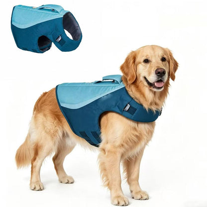Dog Life Jacket for Swimming, Durable Dog Water Safety Vest with Grab Handle, Lightweight Dog Buoyancy Aid for Boating, Beach, Pool, Fits All Dog Breeds(XS)