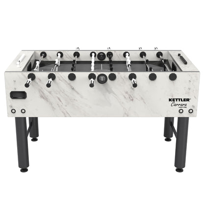 KETTLER Carrara Outdoor Foosball Table with 360 Degree Goalie Rotation, 5 Resin Balls, 5 Cork Balls and Premium Storage Cover
