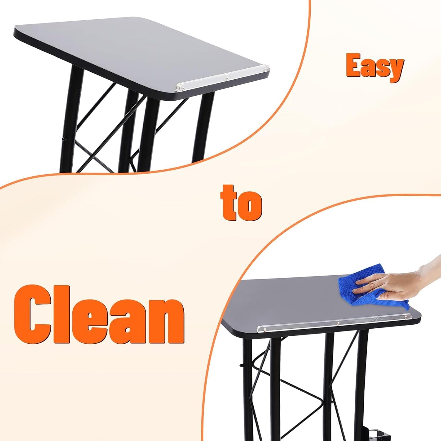 WDZDMYL Curved Podium Suitable for Schools Conference Rooms Stages Churches Classrooms and Various Other Places Indoor Furniture