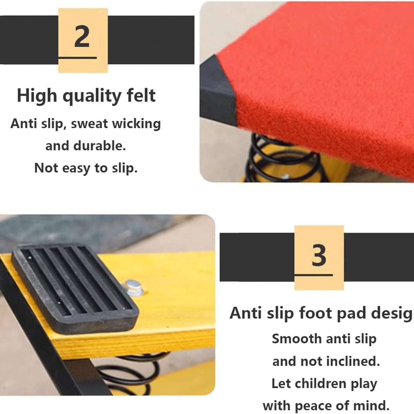 Gymnastics Springboard, with Crash Protection Mats, Heavy Duty Vault Training Equipment for School and Home Use