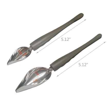 6 Candy Dipping Tools Chocolate Dipping Fork Spoons Set 2 Culinary Drawing Decorating Spoon Set,Stainless Steel Chef Art Pencil Plated Decoration Kit for Decorative Plates Cake Coffee