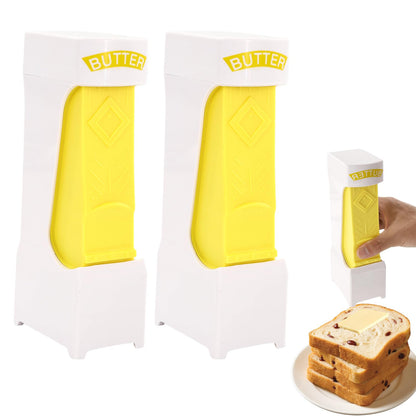 EPBRVV 2Pcs Butter Cutter, One Click Stick Butter Cutter Slicer Single Stick, Portable Butter Slicer, Cheese Splitter, Can Cut Butters Into Strips Or Cubes, for Bread, Cakes, Cookies