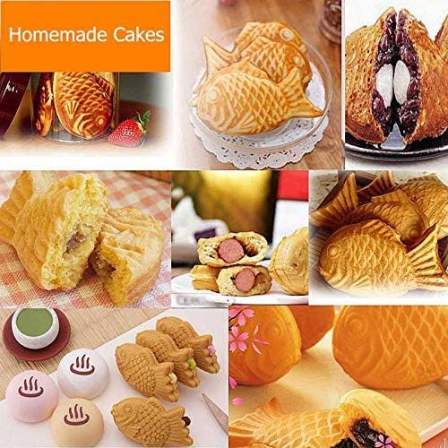 Cake Pan Waffle Maker - Aluminum Alloy Non-stick Waffle Cake Baking Mold Plate (Fish Mould)