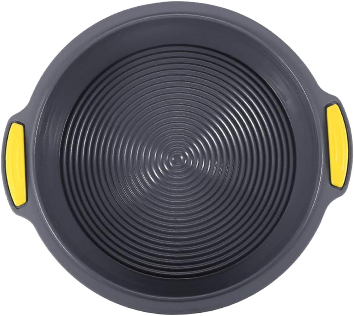 Dark Gray 12-Inch Nonstick Silicone Round Cake Pan