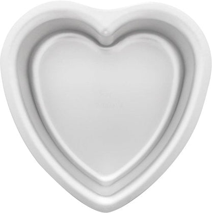 Fat Daddio's Heart Cake Pan - Anodized Aluminum, 6 x 3 Inch for Perfectly Shaped Cakes