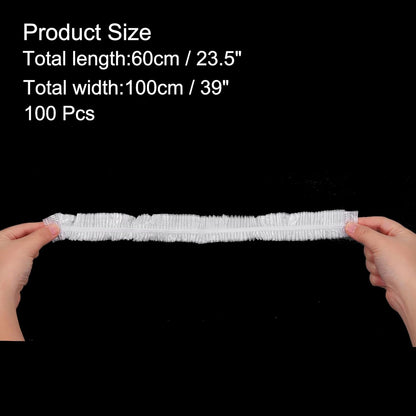 uxcell 100pcs Disposable Kitchen Appliance Covers, 39.5 Inch Thickened Clear Elastic Dust Cover for Small Appliances