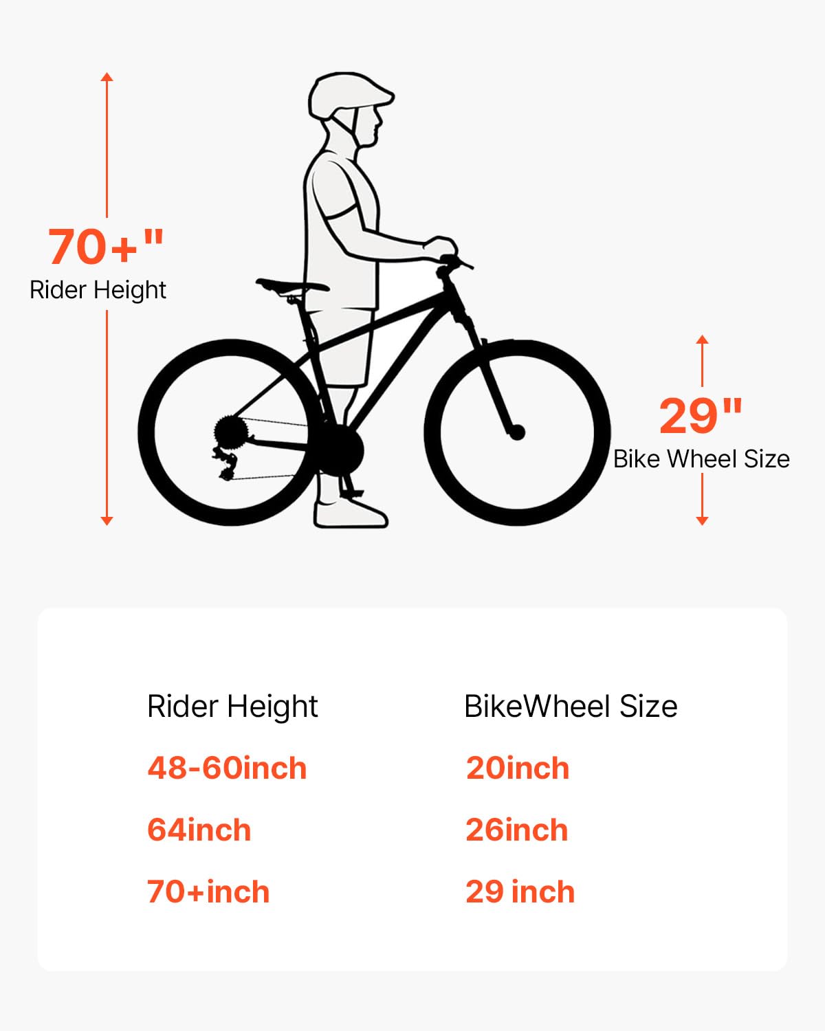 VEVOR Mountain Bike, 29 inch MTB Bicycle with Front Suspension, 21 Speeds Shimano Twist Shifting, Dual Disc Brakes, Aluminum Alloy Frame, for Men/Women