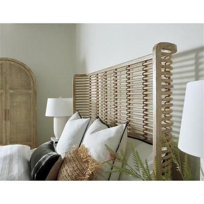 Hooker Furniture Surfrider Coastal California King Rattan Bed with Jute Rope