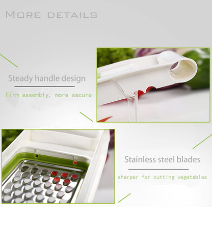 ADODU Graters For Kitchen, Cheese Grater with Container, Mandoline Slicer For Kitchen, Vegetable Grater, Carrot Shredder, Julienne Slicer and Peeler, Potato Slicer