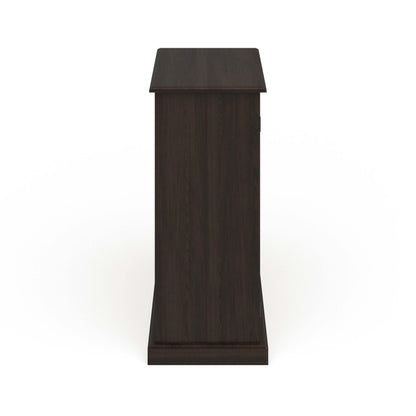 Furniture of America Laires 5-Shelf Enclosed Shoe Cabinet, Espresso