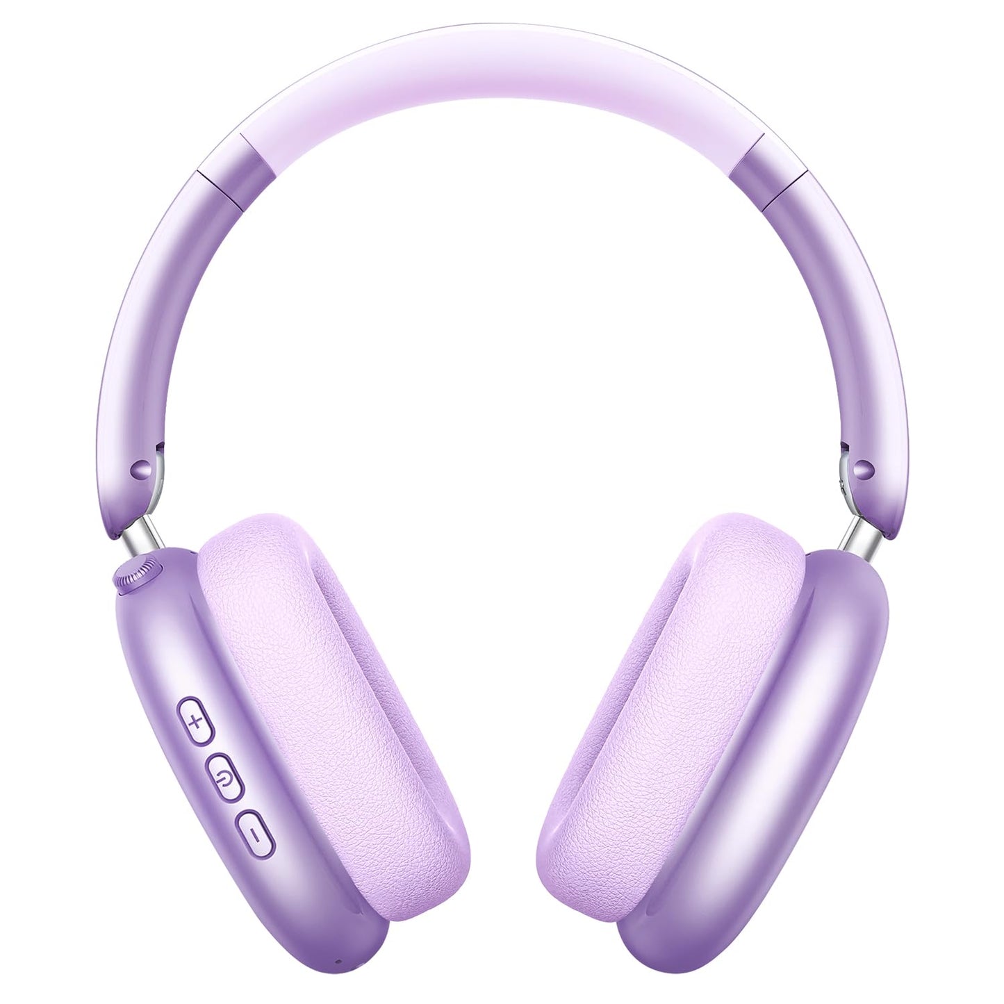 Wentronic Y01 Wireless Noise Canceling Headphones Bluetooth 5.3 Over Ear Headphones with Microphone, Hi-Res Audio, 48H Playtime, Foldable Comfortable Earpads,Compatible with iOS,Android,PC, Purple