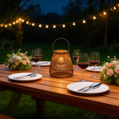 Decorative Lantern 2 Pack Dark Brown Candle Holder Candles Holders Rustic Black Metal Hanging Lanterns Decor for Outdoor Wedding Farmhouse Home