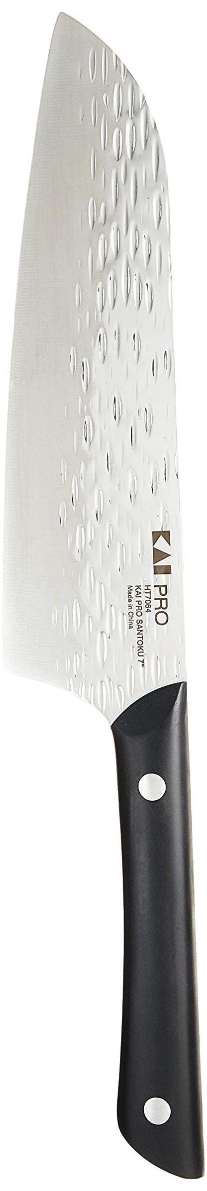 Kai PRO 6" Chef’s Knife, Hand Sharpened Kitchen Knife for Professional and Home Chefs, Japanese AUS6M Stainless Steel Blade, Full-Tang POM Handle, NSF Certified
