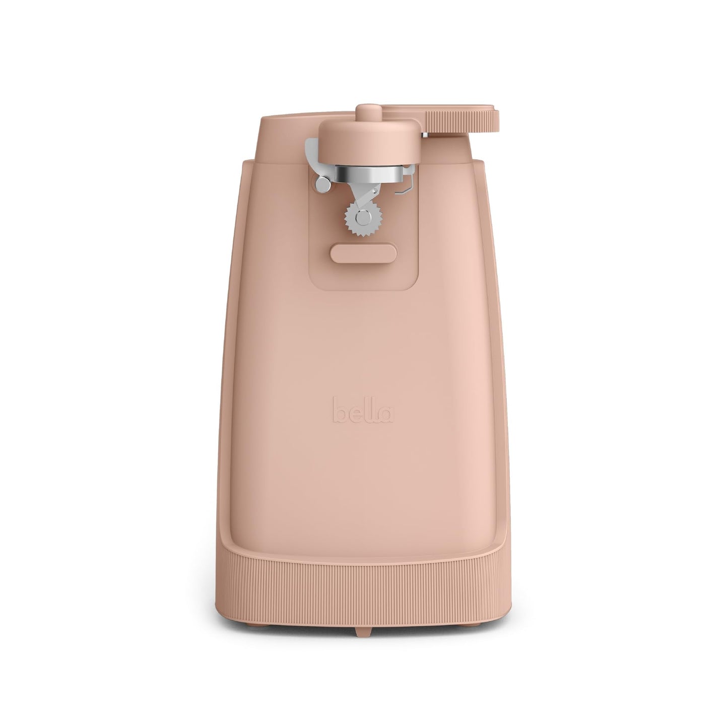 bella Electric Can Opener and Knife Sharpener, Removable Cutting Lever, Cord Storage, Stainless Steel Blade, Blossom