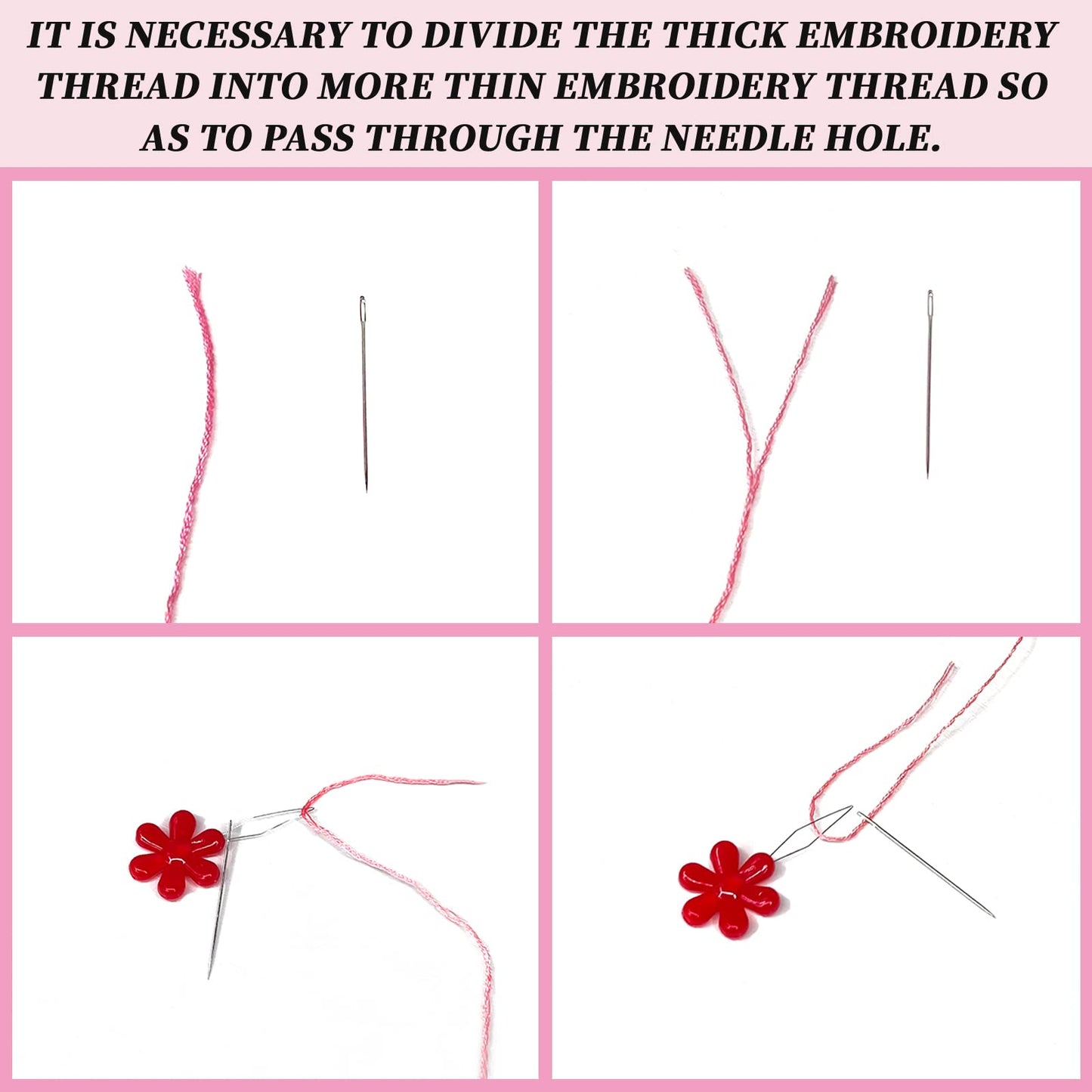 INFUNLY 4 Pack Tropical Plants Embroidery Kit for Beginners Adults Cactus Embroidery Starter Kit Punch Needle Embroidery Kits Palm Leaf Cross Stitch Kits with Patterns Instructions for DIY