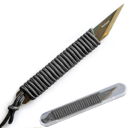 Konload Kiridashi Knife Right Hand for Woodworking, Marking, Scribing, Carving, Whittling, Professional Handmade Kiridashi Knife-Black
