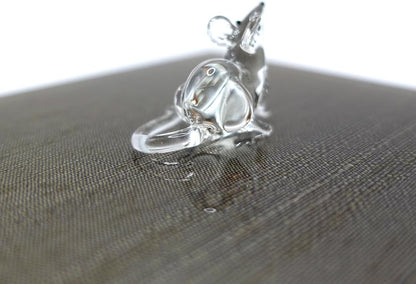 Mouse Micro Tiny Figurines - Hand Blown Glass Art Animals Collectible Gift Home Décor