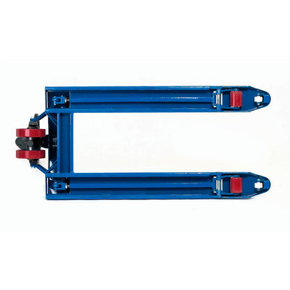 Global Industrial High Capacity Narrow Fork Pallet Jack, 21" W x 48" L Forks, 6600 lb. Capacity, Manual Duty Pallet Truck for Warehouse, Manufacturing and Retail
