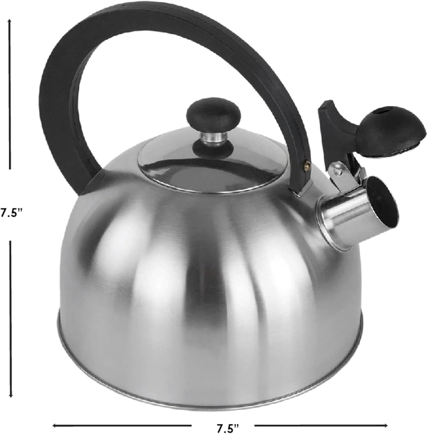 Springberry Tea Kettle, 2 1/4 Whistle by Gibson Overseas