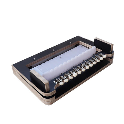 12 Wire Wooden Soap Cutter, Professional Handmade Soap Cutting Machine, Cuts 1-12 Bars, Soap Cutting Thickness: 2.5cm, for Handmade Soap Making, Candles Trimming and Cheese Cutting