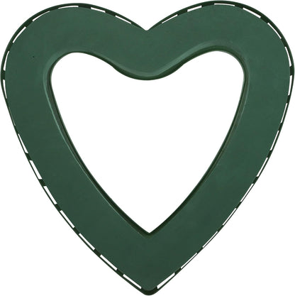 Skiennix Heart Floral Foam Cage - Ideal for Fresh Flowers | Includes Wet Foam Blocks & Suction Cup
