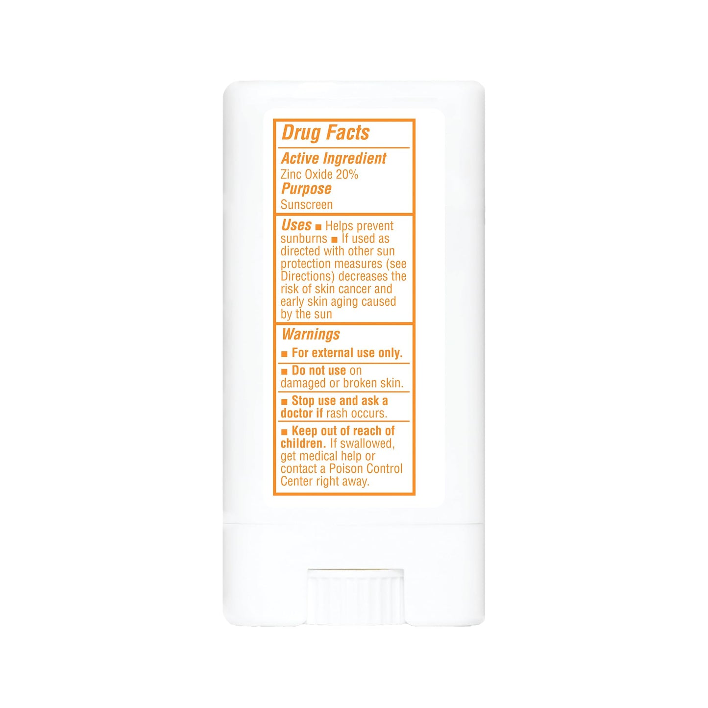 Thinkbaby SPF 30 Sunscreen Stick – Safe, Natural, Water Resistant Sun Cream for Babies, Kids & Adults – Mineral UVA/UVB Sun Protection – Reef Friendly Travel Stick, 0.64 oz
