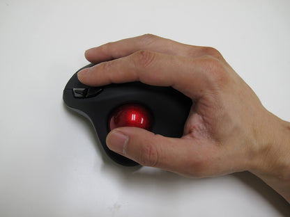 MOJO Multi Mode Rechargeable Silent Trackball Mouse (Bluetooth + Wireless)
