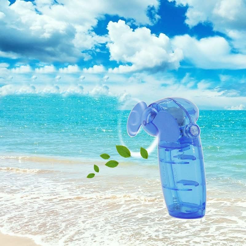 XIZHI 4 Pcs Handheld Mini Portable Fan, Small Battery Operated Pocket Fan for Women Men Travel Indoor Outdoor