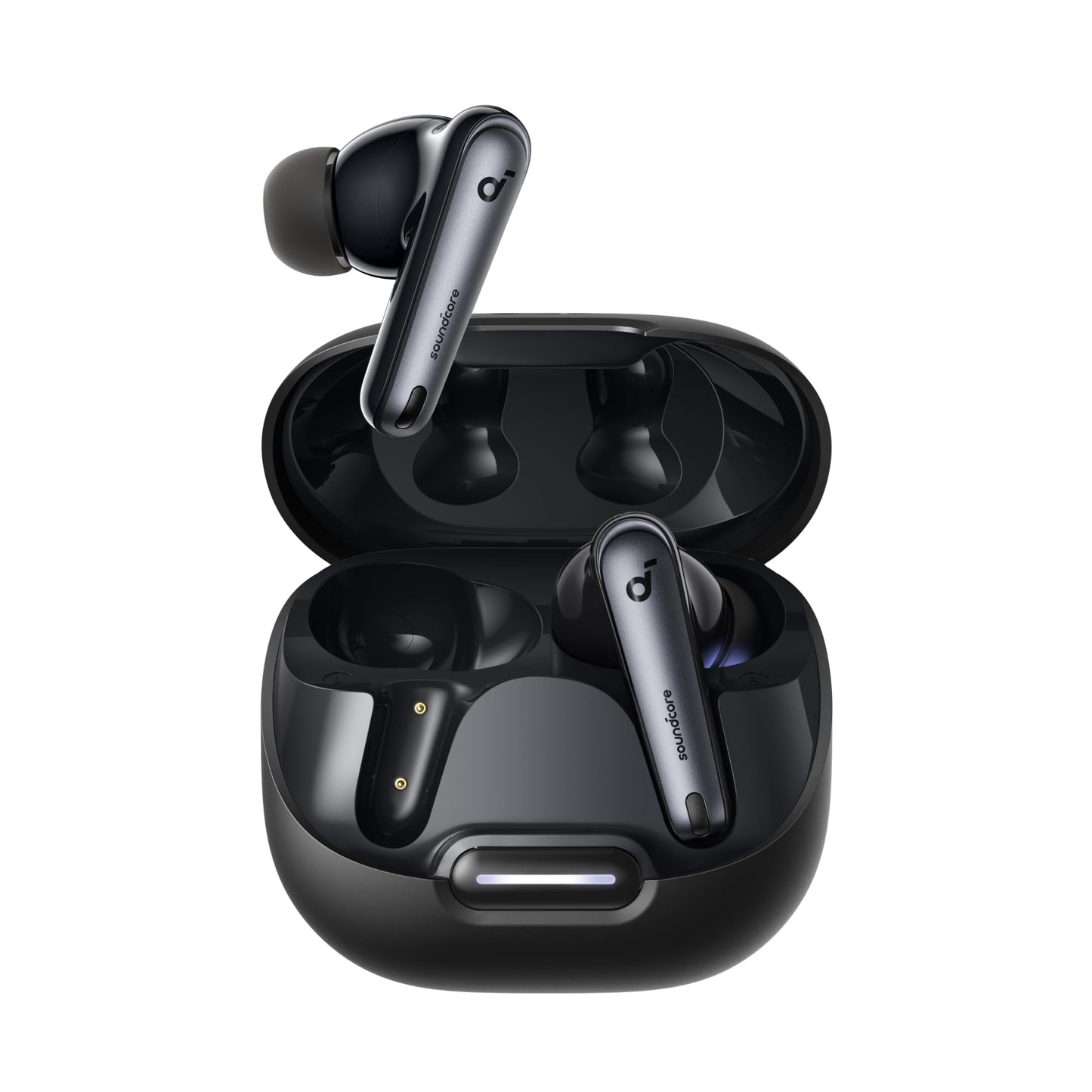 Soundcore by Anker Liberty 4 NC Wireless Earbuds, 98.5% Noise Reduction, Adaptive Noise Cancelling to Ears and Environment, Hi-Res Sound, 50H Battery, Wireless Charging, Bluetooth 5.3