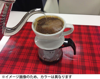 Kalita #01005 Ceramic Coffee Dripper, Black, for 1-2 People