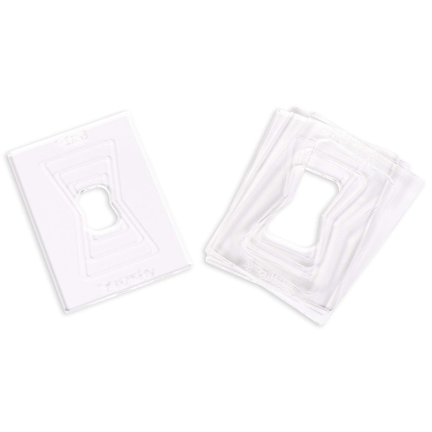 MLIS Nested WW Butterfly - Acrylic Router Inlay Templates for Precise Wood Inlay Designs by Tarter Woodworking (MLIS) Multiple Layer Inlay System, Works with Router Inlay kit, Made in USA
