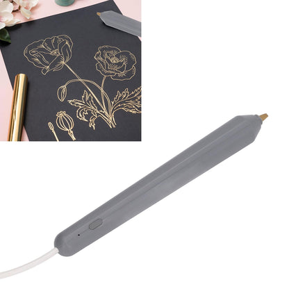 Foil Stamping Pen 4 Pack Different Tips Easy USB Power Supply Heat Foil Pen for Plastic