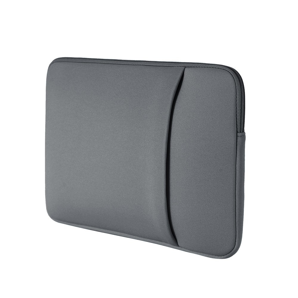 RAINYEAR 13 Inch Laptop Sleeve Compatible 13.3" MacBook Air/Pro M1 M2 M3 M4 A3240 A3113 A2681 A2337 A1932 A2179 A2338 A1706 A1708 Case Bag with Front Pocket Accessories Pouch (Red, Upgraded Version)