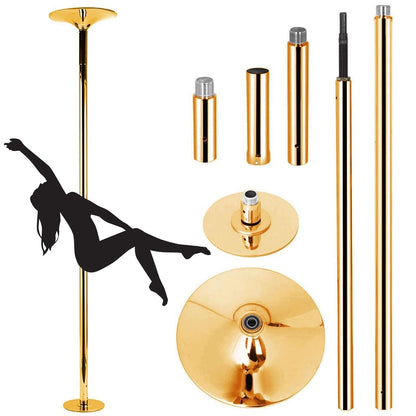 ERoomQ Portable Dance Pole - Professional Heavy-Duty Steel Stripper Pole for Home Use, Ideal for Workouts and Performance, Apartment-Friendly Design(2.32M 2.825M(7.6FT 9.3FT))