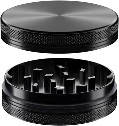 2 4 inch (2, 4 inches) Herb Grinders. Layer Grinder. aluminum alloy metal. Top and Bottom Only. NO Screen Catcher.