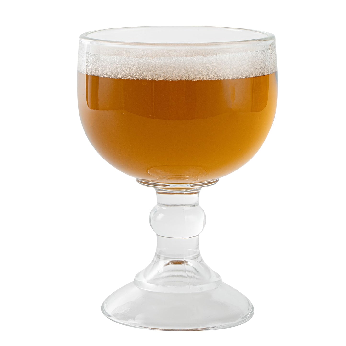 Restaurantware-Vetri 18 Ounce Schooner Beer Glasses, 6 Stemmed Shrimp Cocktail Glasses - No Lead, Dishwashable, Clear Glass Goblets, Suitable For Coronitas, Margaritas, Tequila, Or Whiskey Sour