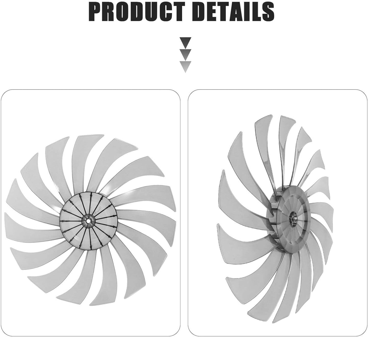 Floor Fan Blade Accessories, Table Fan Metal Blades, Plastic Fan Blades for Electric Fan Repair Parts