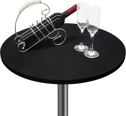 24 Inch Small Round Fitted Table Cover Cocktail Table Topper Cap Elastic Tablecloth Stretch Spandex Tables Cloth