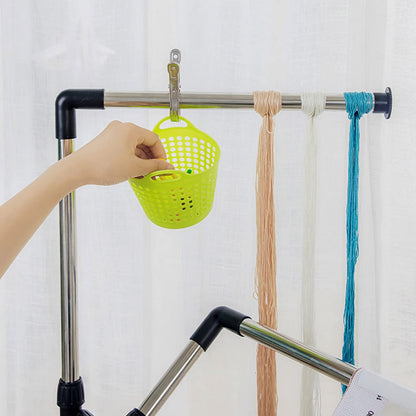 Adjustable Embroidery Stand, 360°Rotated Needlework Floor Frame, Standing Embroidery Lap Table, Cross Stitch Craft Stand for Art Craft Sewing Holder