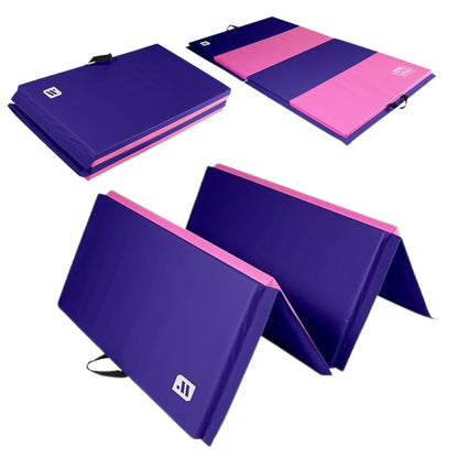 We Sell Mats - 4 ft x 8 ft x 2 in Personal Fitness & Exercise Mat for Home Workout - Lightweight and Folds for Carrying – All Purpose Home Gym Mat – Thick Mat for Yoga, Pilates, Stretches, and Floor Exercises