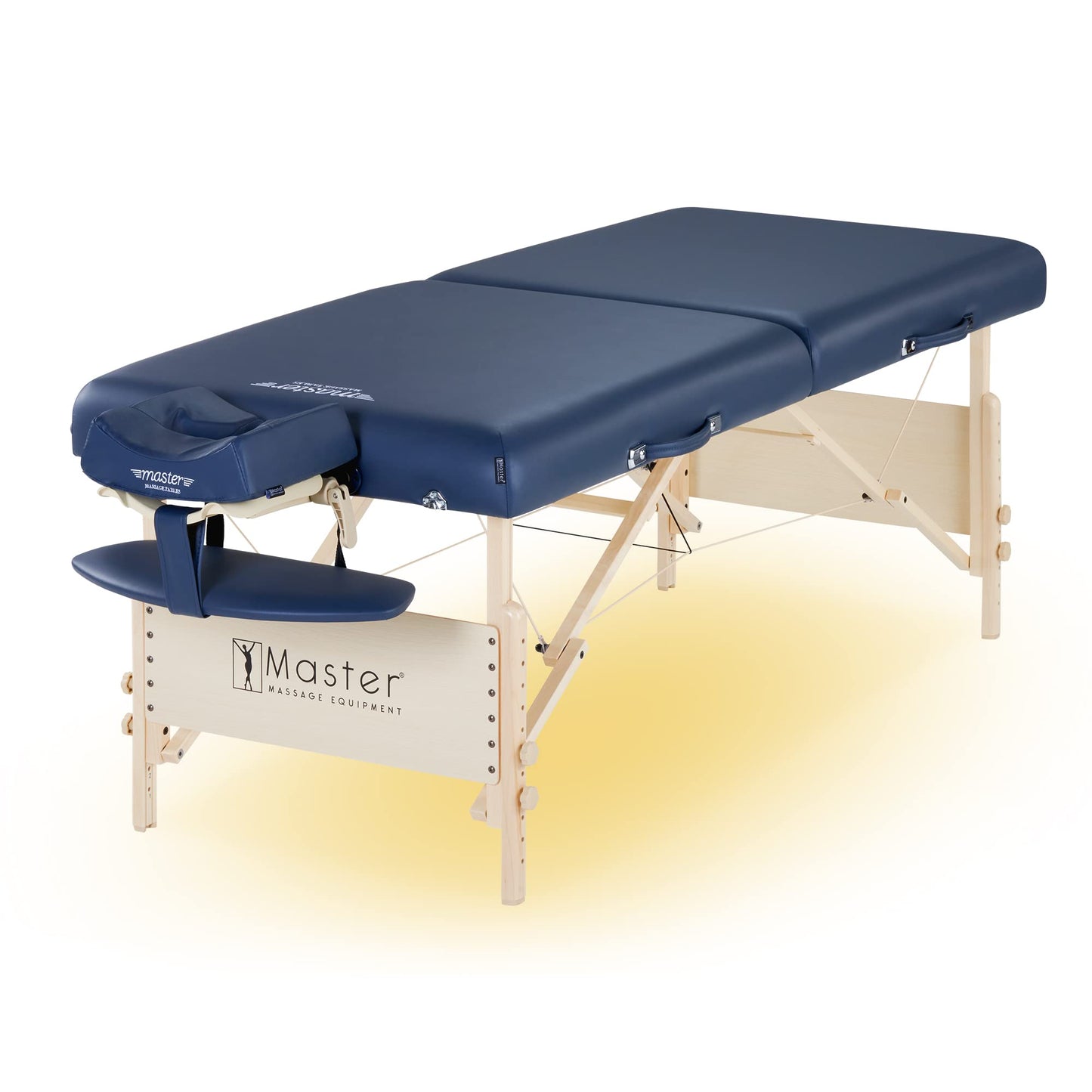 Master Massage 30" Coronado Pro Massage Table in Royal Blue with Ambient Lighting System