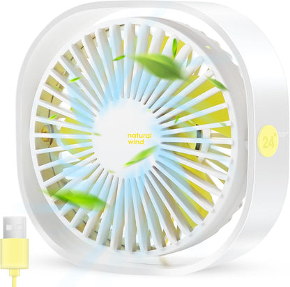 Portable Cooler Fan, Mini Desk Fan for Office and Outdoor Use, Personal Table Air Cooler Fan