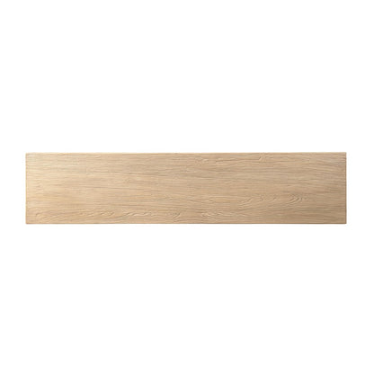 Jennifer Taylor Home Hawthorne 72” Reclaimed Elm Trestle Dining Bench, Heritage Light Natural Brown Reclaimed Elm